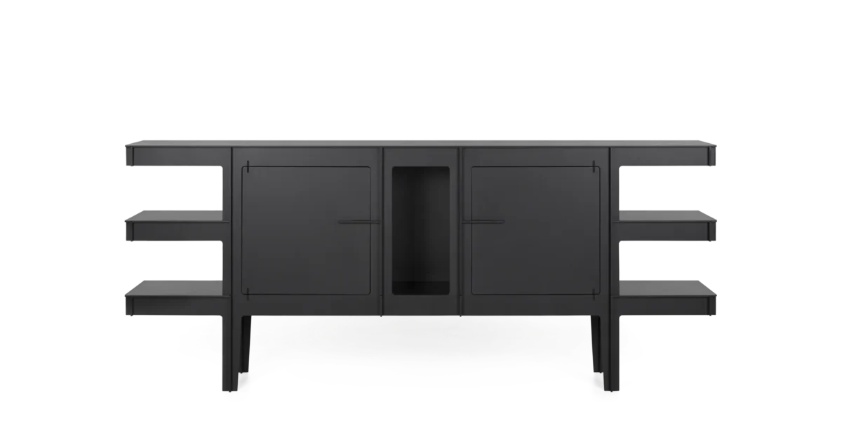 Flat‑pack No Screw No Glue cabinet by Moooi assembled without tools