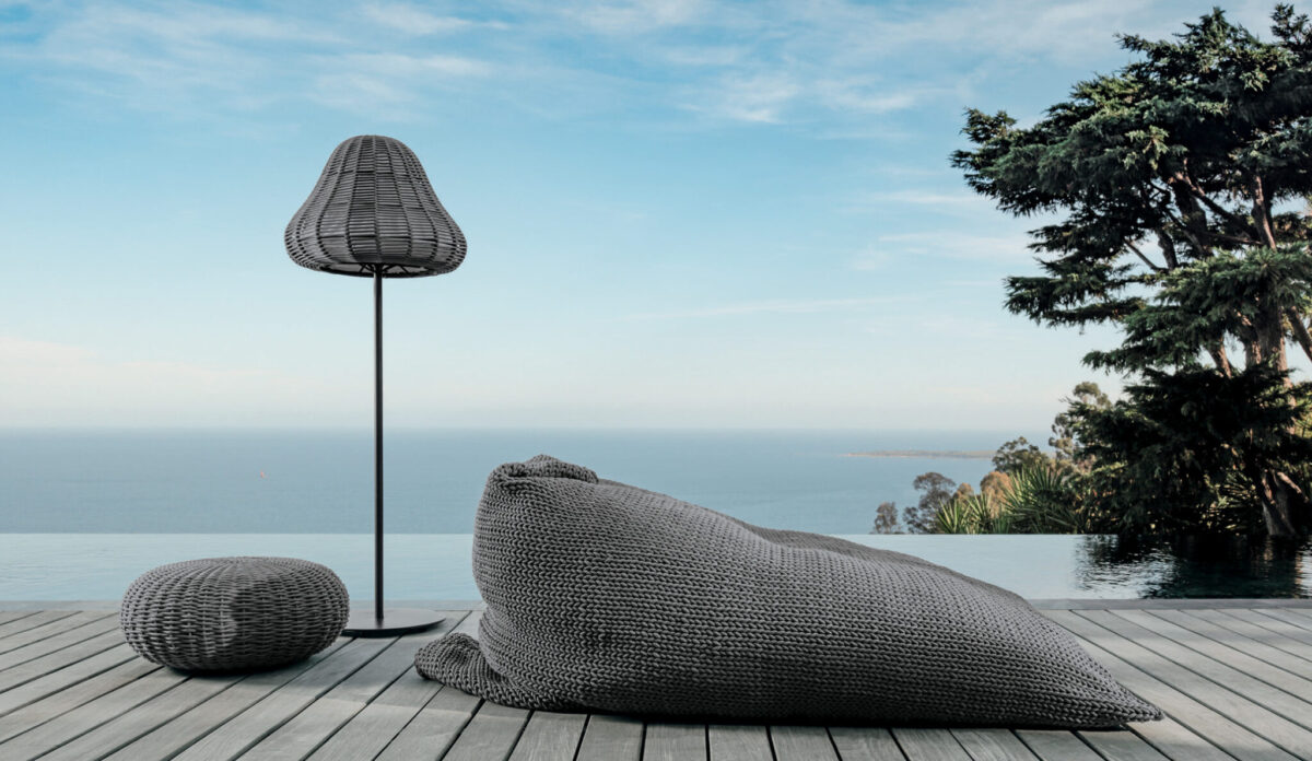 High-end Jackie Floor Lamp by Studio Talenti for Talentispa, modern Italian outdoor lighting for Troy, Michigan.