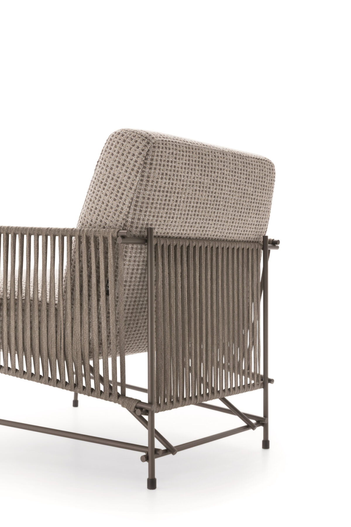 “Ditre Italia Kyo Outdoor armchair – elegant patio chair with woven frame and soft outdoor upholstery”