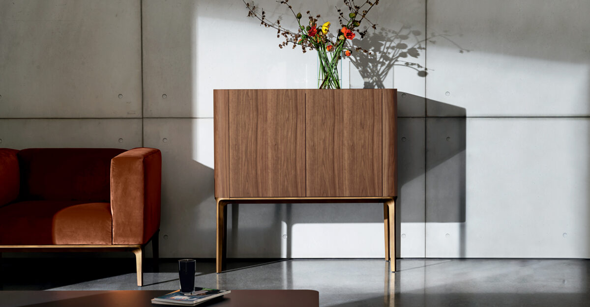 “Sovet Slim sideboard – stylish modern sideboard with dual doors and high-end Italian craftsmanship”