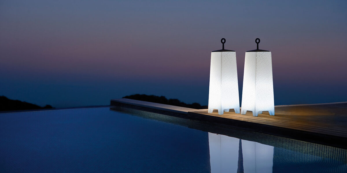 High-end MORA Lamp from Vondom crafted from weather-resistant materials for stylish outdoor use in Birmingham, Michigan
