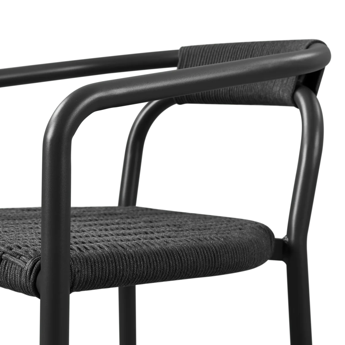 “Leo outdoor stacking dining chair – modern and functional seating for terraces and gardens”
