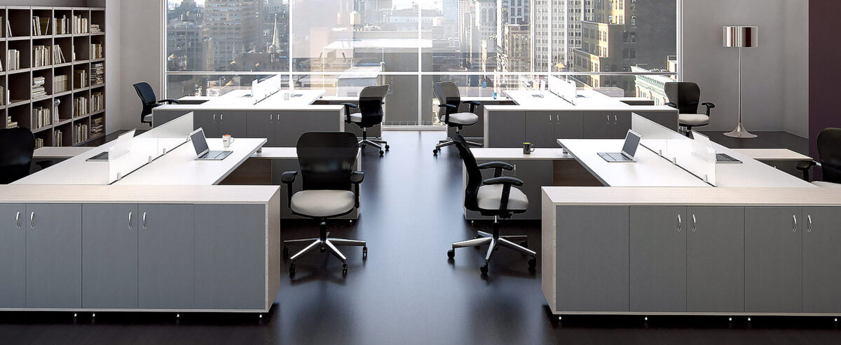 “Via Seating Riva ergonomic chair with polished aluminum base at Troy Michigan display”