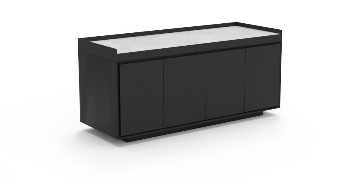 High-end Tikal Madia by Nicola De Pellegrini / Studio Delineo for Talentispa, modern Italian outdoor sideboard for Troy, Michigan.