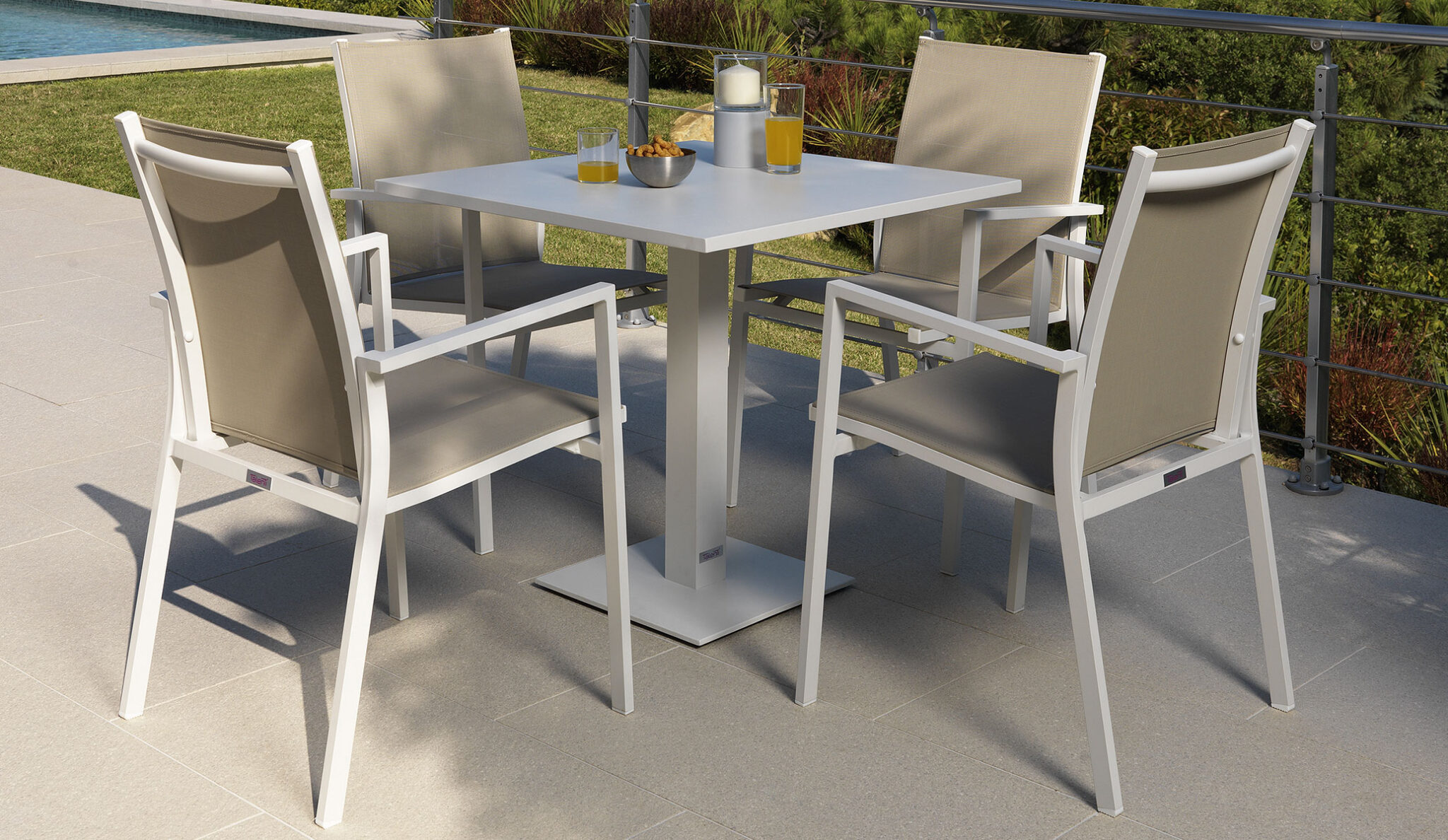 Maiorca Armchair by Talenti – elegant outdoor lounge chair with deep seat and plush cushions