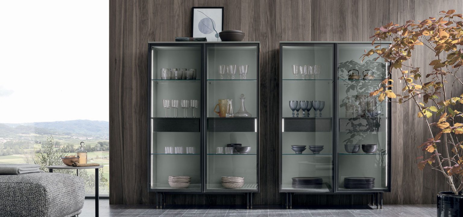 “Metropolis sideboard by Tomasella – modern Italian storage unit with graphic door detailing and minimalist structure”
