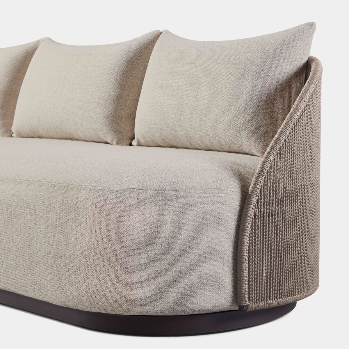 “Close-up of cushions and stitching – Milan 3 Seater by Harbour with refined craftsmanship”