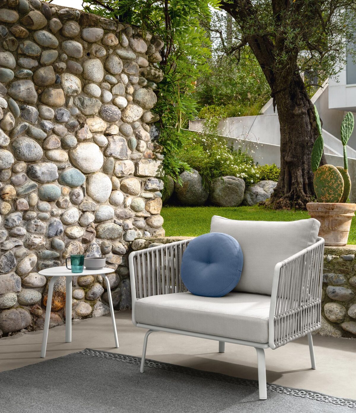 Modern Milo Two‑seater Sofa by Talentispa Italian design in Royal Oak Michigan showroom