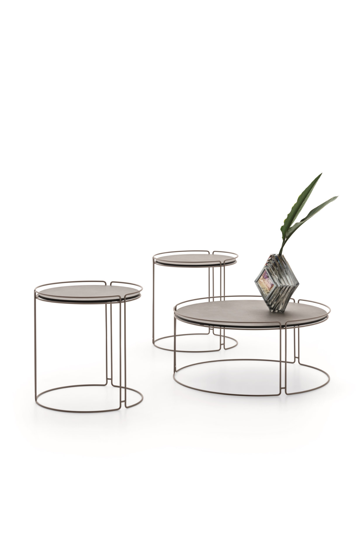 “MONOLITH Outdoor coffee table by Ditre Italia – sculptural Italian patio table with solid geometric form and durable finish”