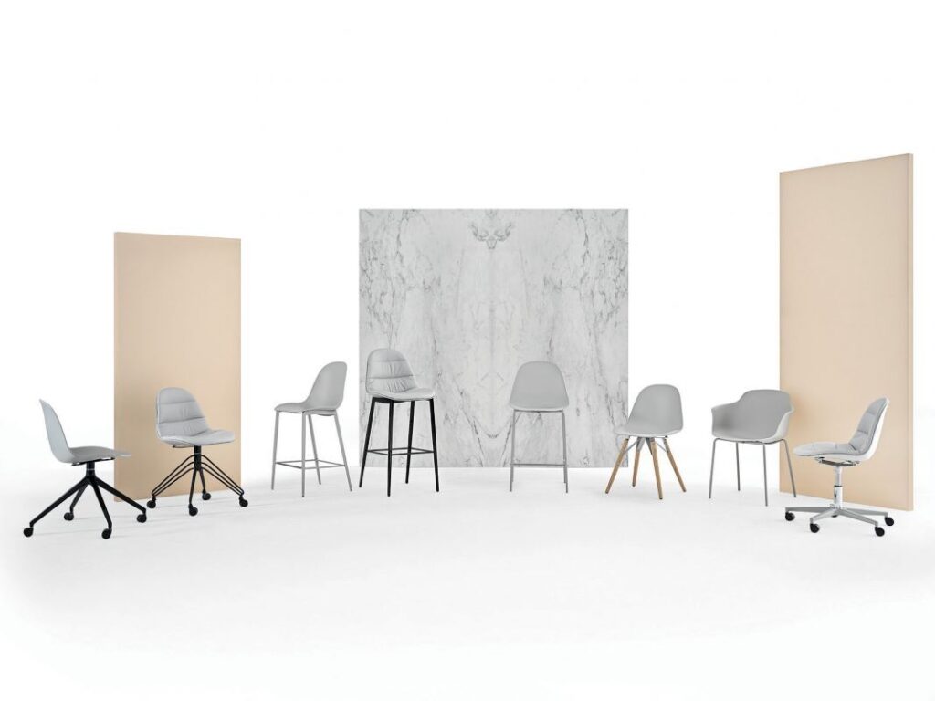 Mood Barstool Outdoor by Bontempi luxury Italian outdoor barstool in Troy, Michigan showroom