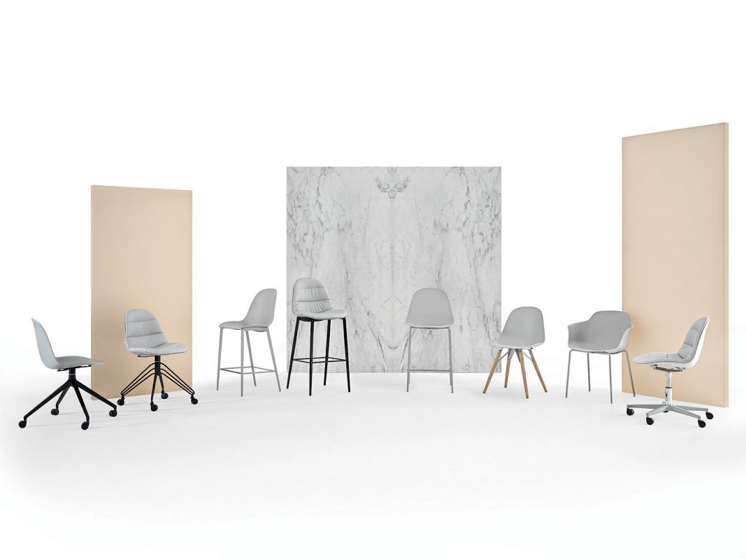 Mood Barstool Outdoor by Bontempi luxury Italian outdoor barstool in Troy, Michigan showroom