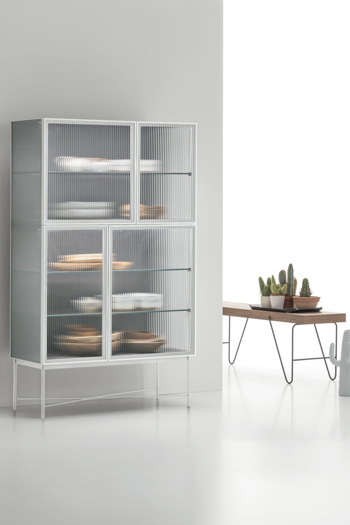 “Nina sideboard by Tomasella – modern Italian storage unit with curved edges and elegant minimalist design”
