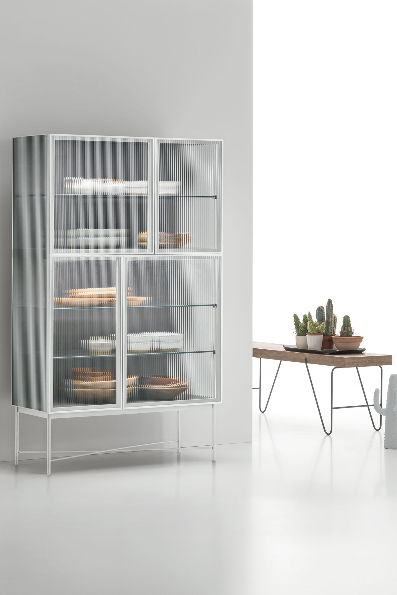“Nina sideboard by Tomasella – modern Italian storage unit with curved edges and elegant minimalist design”
