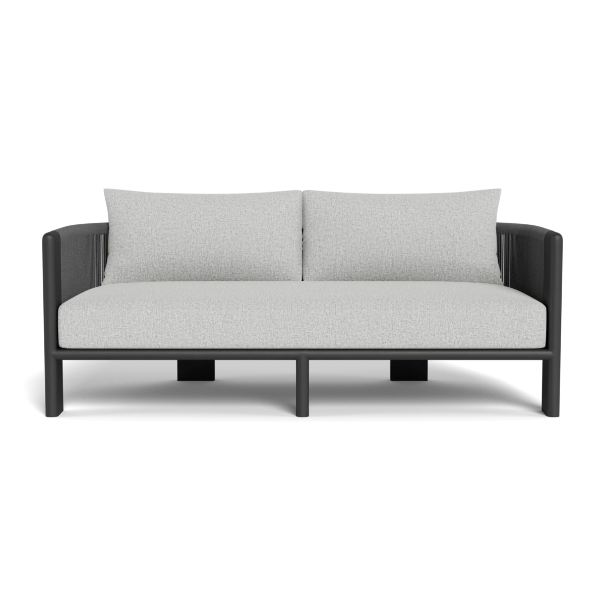 “Luxury outdoor aluminum loveseat from Harbour – Palm Beach collection with weatherproof design”