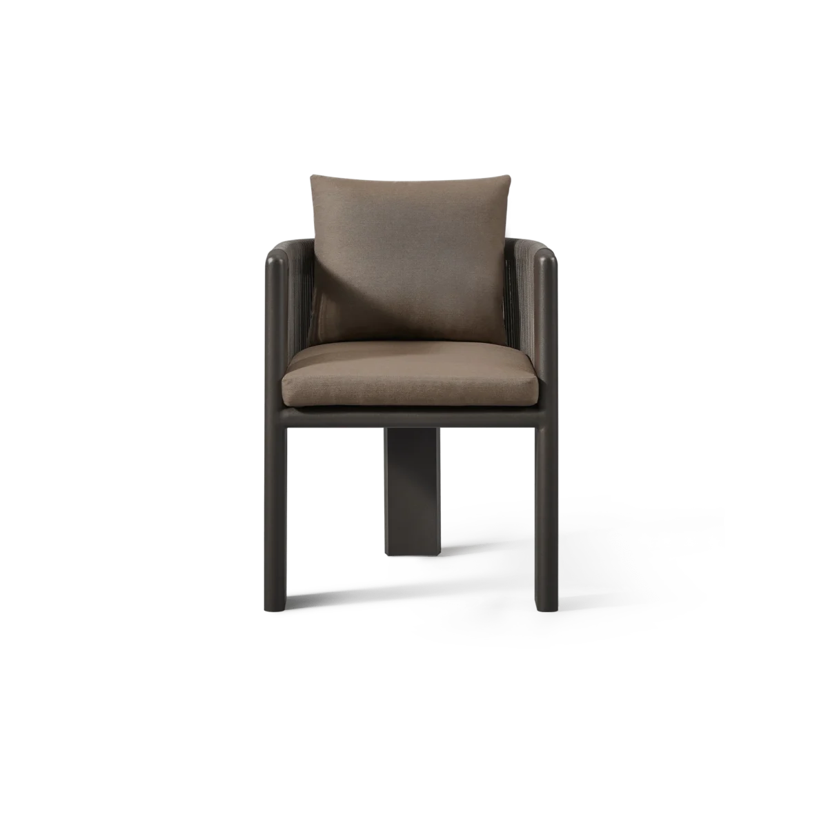 “Palm Beach Aluminum Dining Chair by Harbour – modern outdoor chair with clean coastal design”