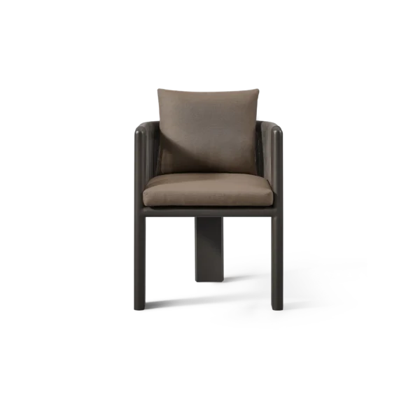 “Palm Beach Aluminum Dining Chair by Harbour – modern outdoor chair with clean coastal design”