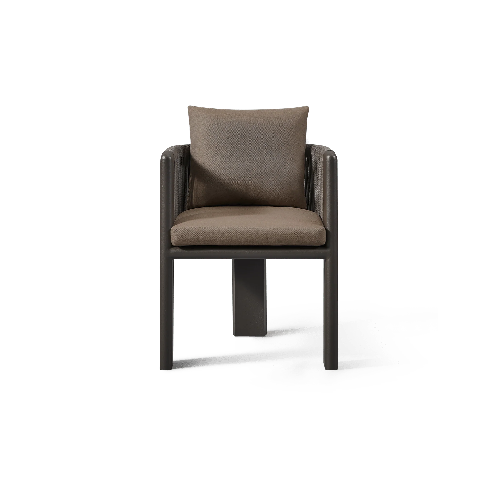 “Palm Beach Aluminum Dining Chair by Harbour – modern outdoor chair with clean coastal design”