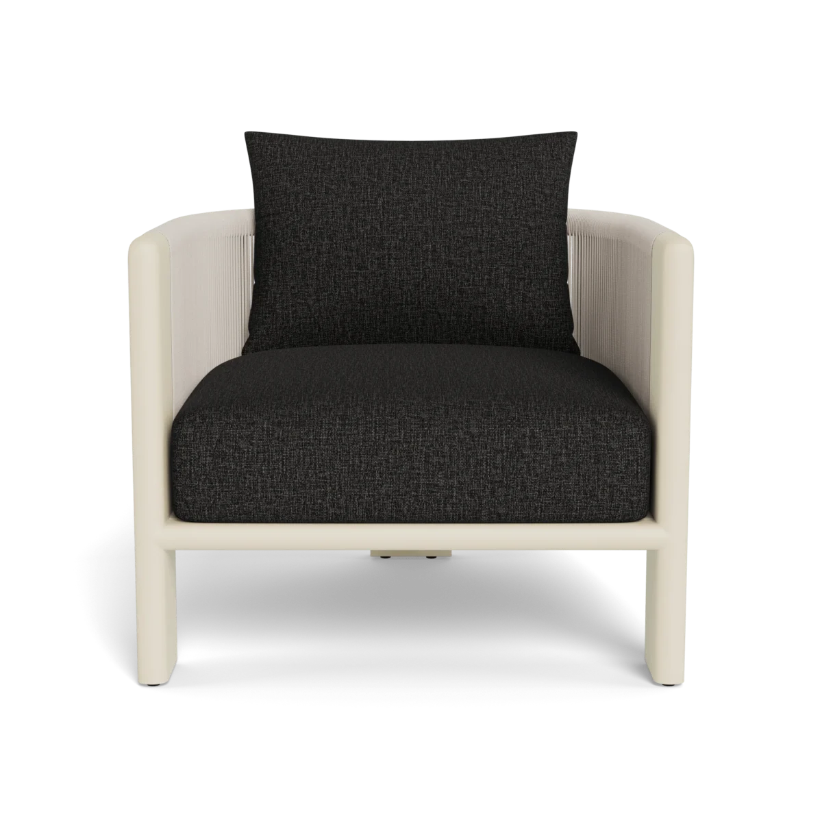 “Elegant Palm Beach Lounge Chair – durable aluminum and weather-resistant fabric”