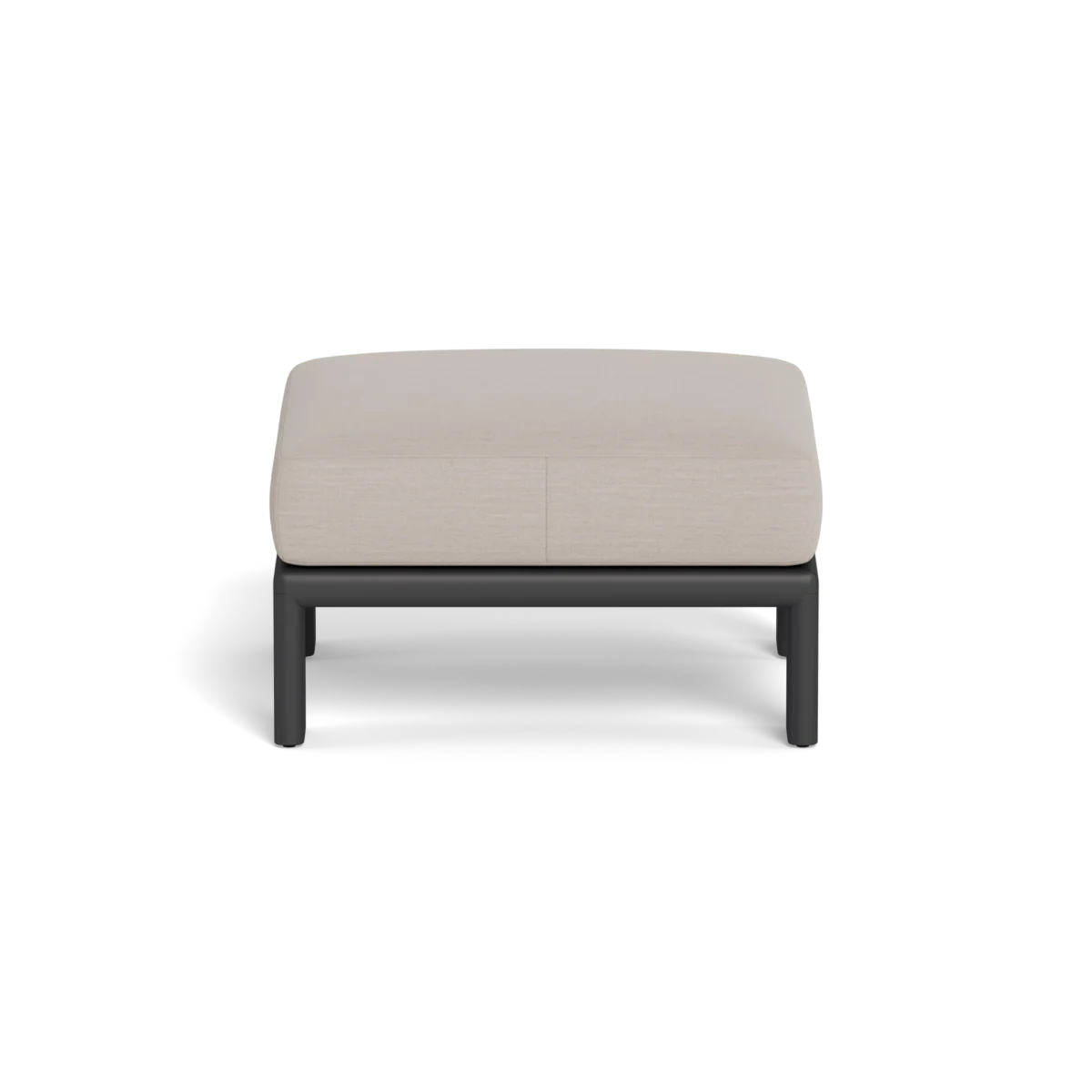 “Harbour Palm Beach Outdoor Ottoman – low-profile design with clean lines and coastal elegance”