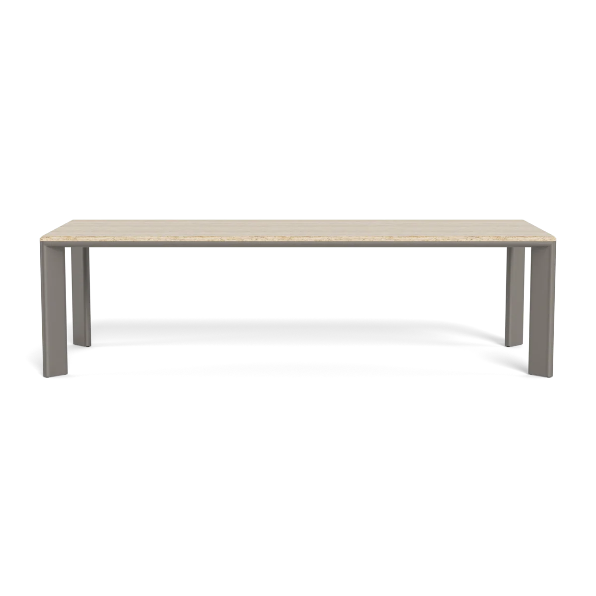 “Harbour Palm Beach dining table – lightweight and weather-resistant rectangular aluminum table”