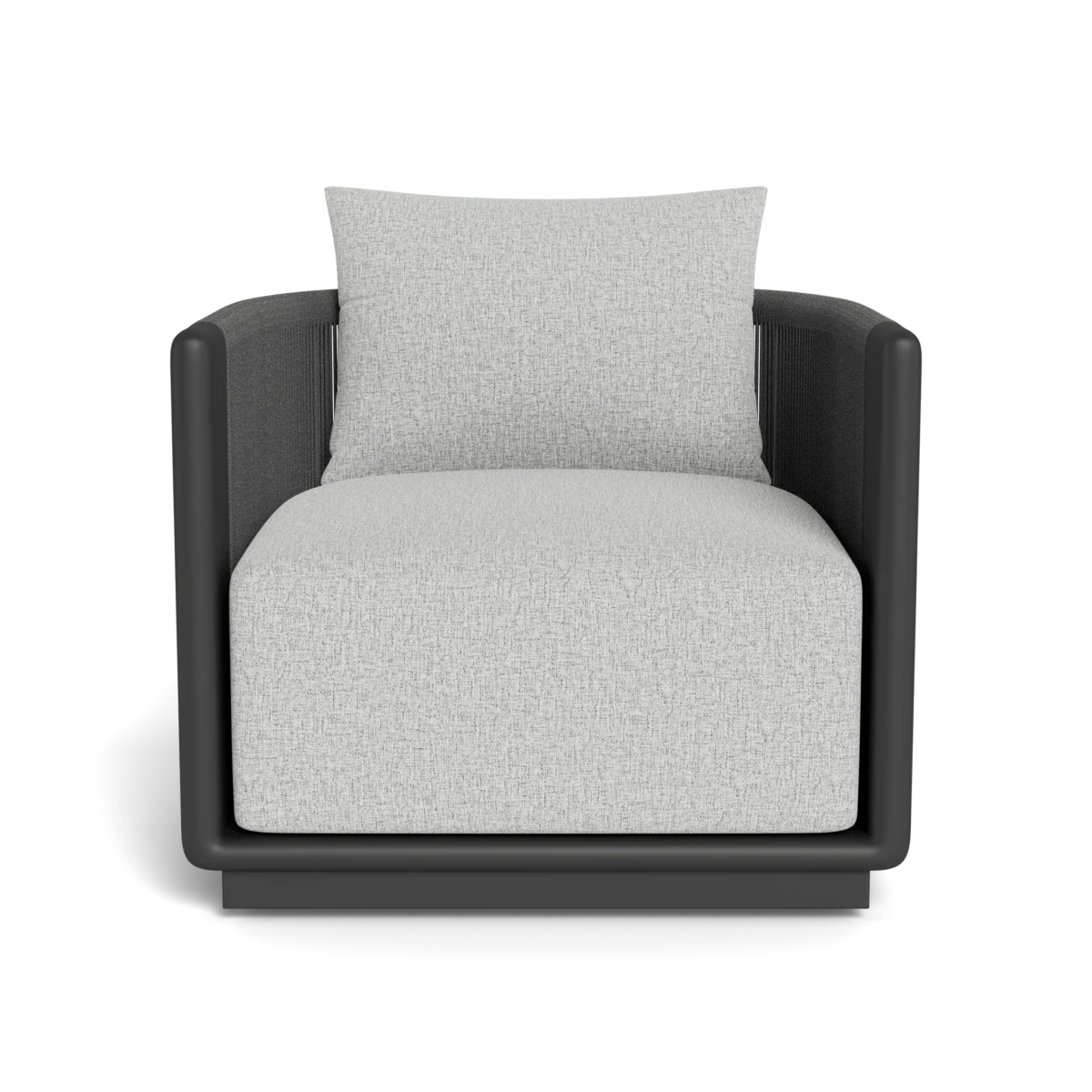 “Elegant swivel base and minimalistic lines – Harbour Palm Beach Lounge Chair”