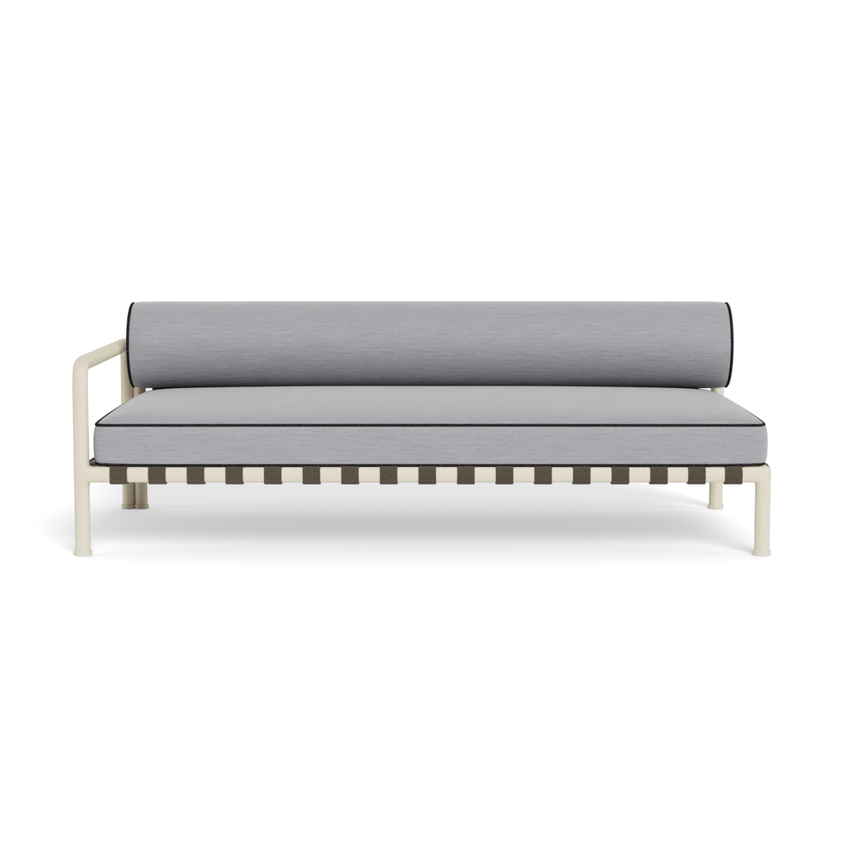 “Back view of Parker 2 Seater Left Arm by Harbour – upholstered modular component with elegant finish”