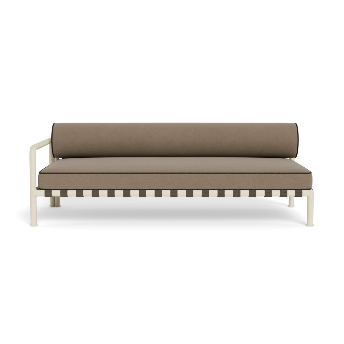 “Detail of Parker 2 Seat 1 Arm Left – high-density foam cushions and premium seam detailing”