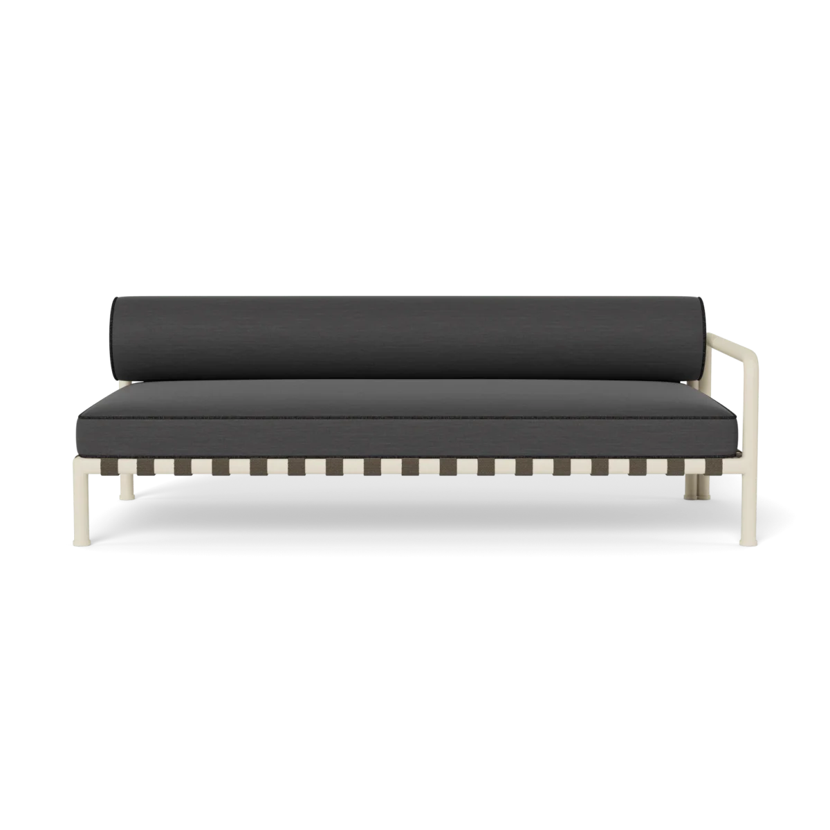 “Parker 2 Seat 1 Arm Right by Harbour – stylish sectional seating module in neutral fabric”