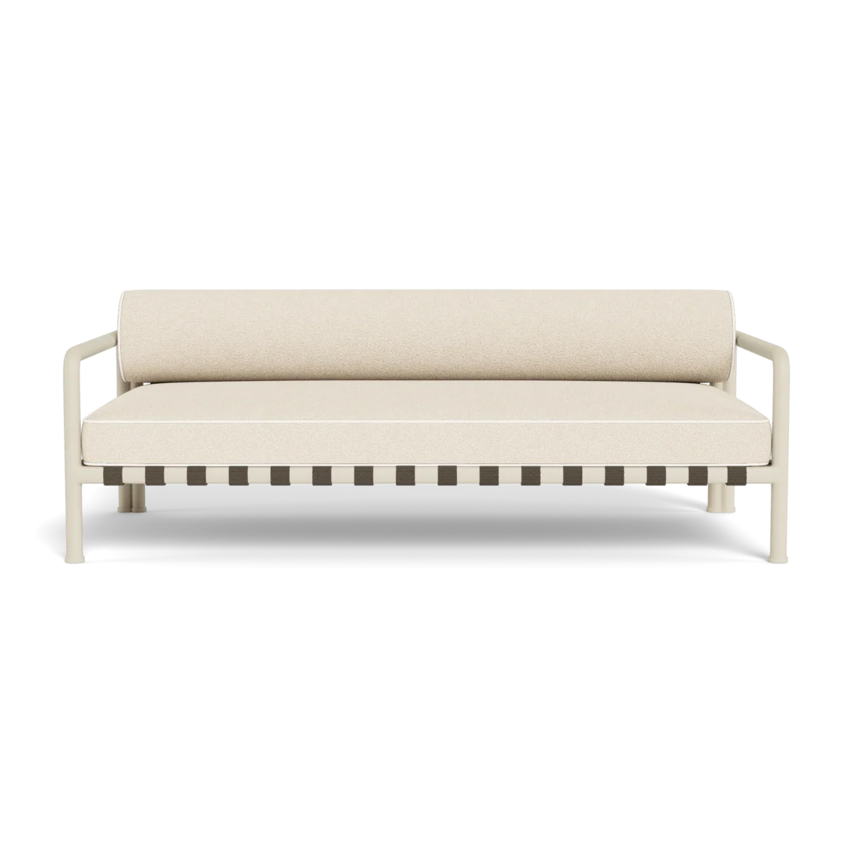  “Luxury patio furniture by Harbour – Parker 2 Seat Sofa featuring deep cushions and strong aluminum build”
