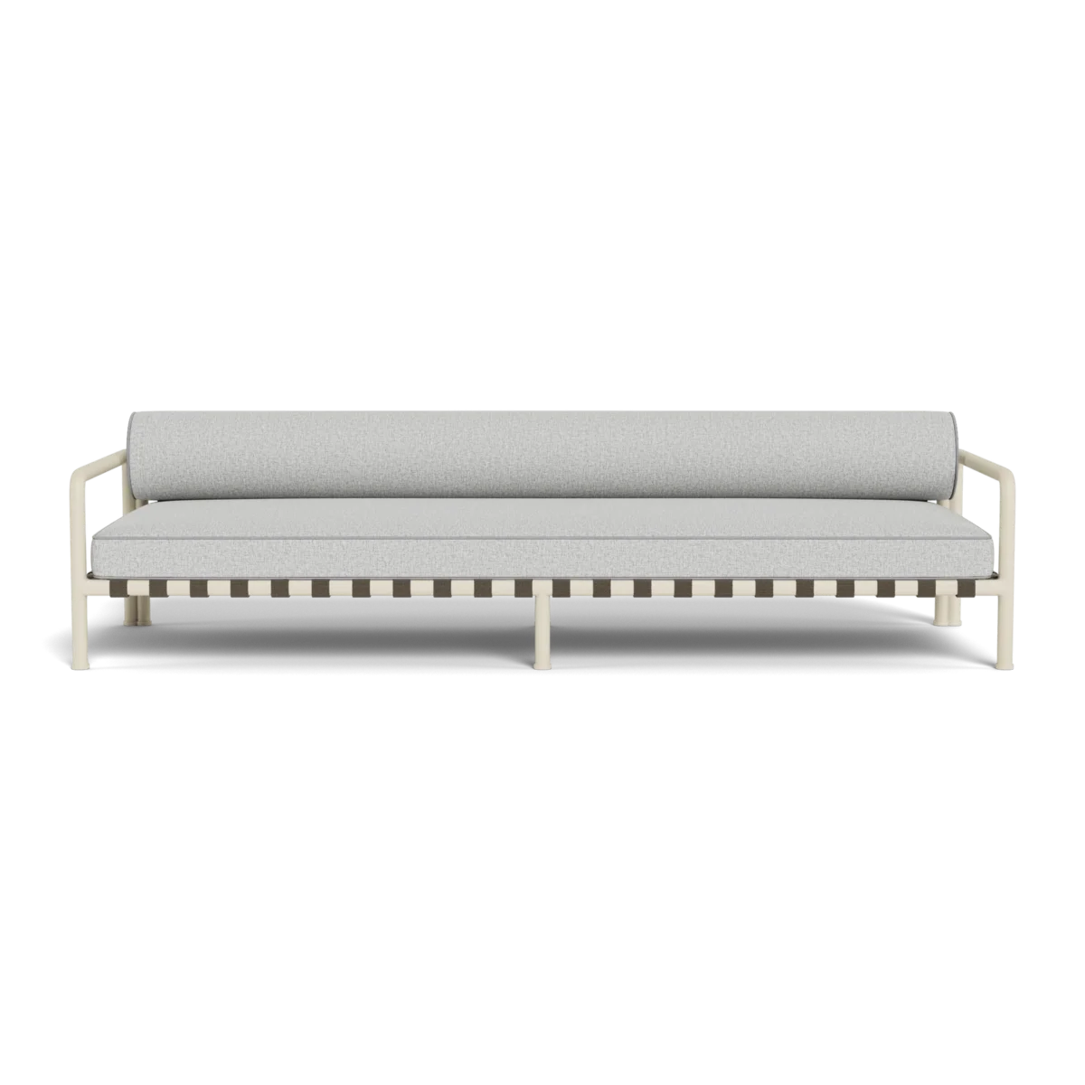 “Contemporary 3-seater by Harbour – Parker collection outdoor sofa with clean lines and low-profile frame”