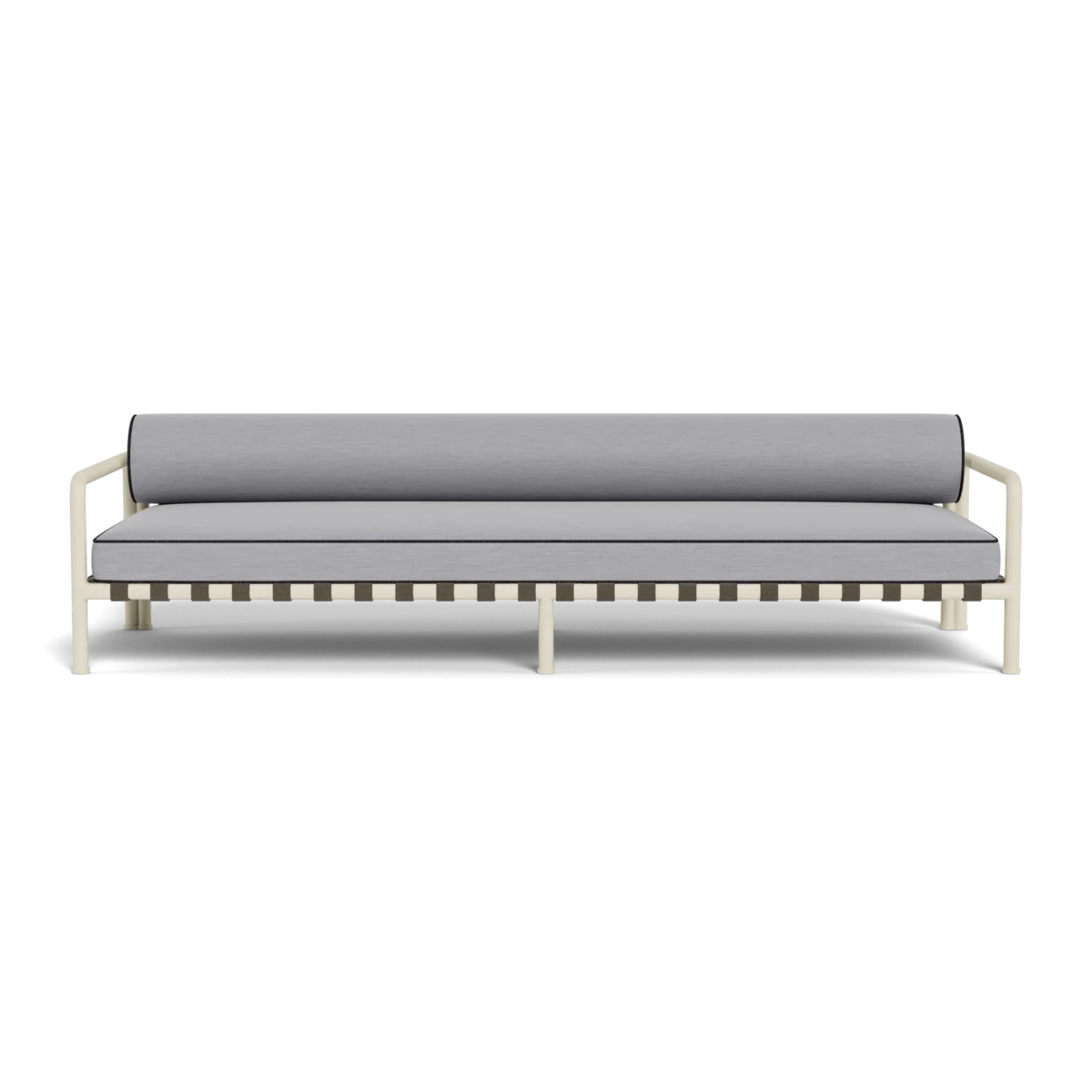 “Close-up of cushion and frame detail – Parker 3 Seat Sofa by Harbour in premium outdoor materials”