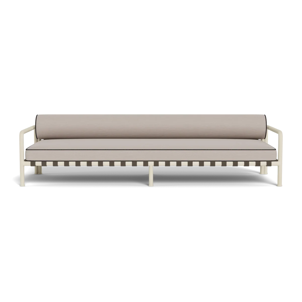 “Angled view of Harbour Parker sofa – durable, weather-resistant 3-seater for stylish outdoor living”