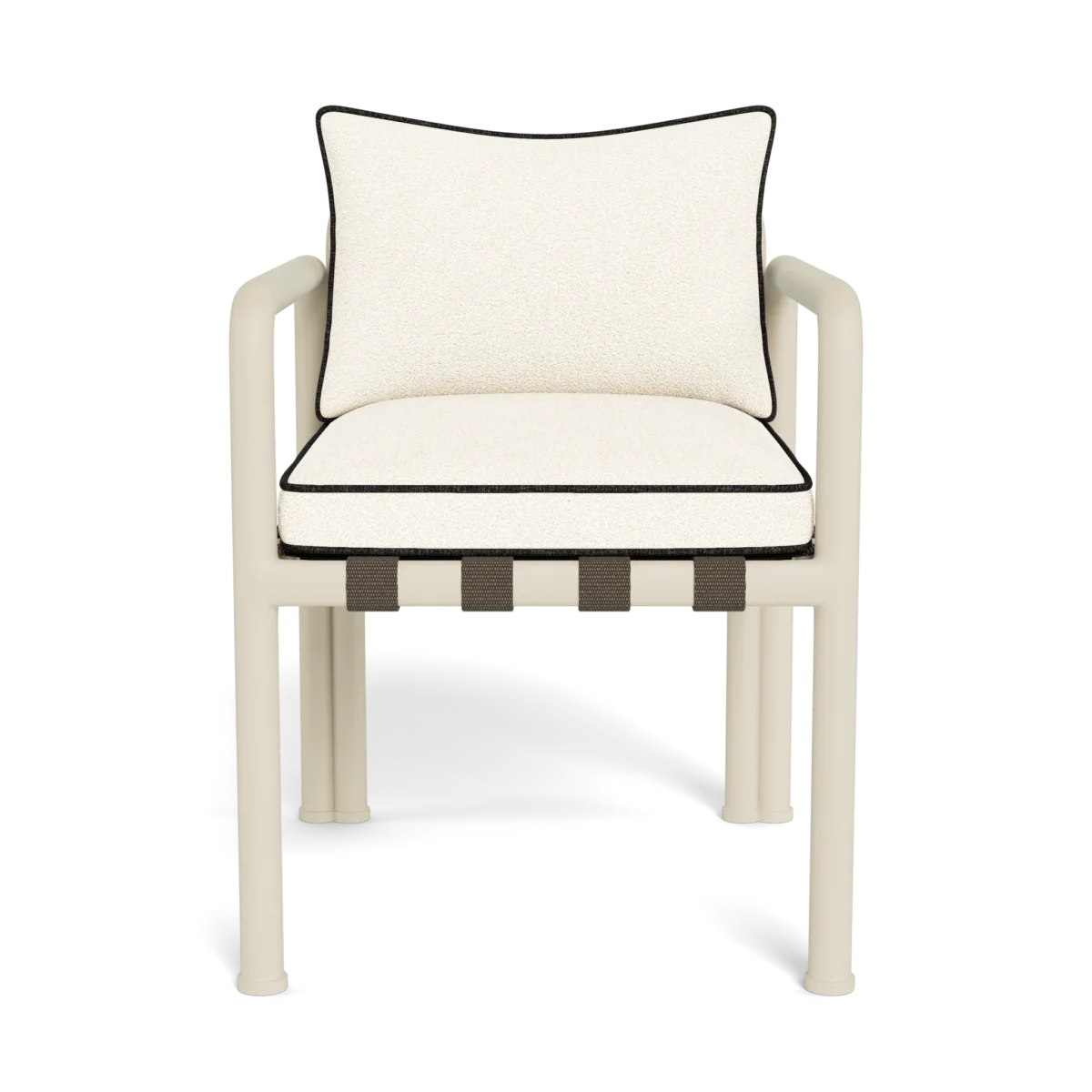 “Outdoor dining chair by Harbour – Parker collection featuring modern proportions and casual elegance”
