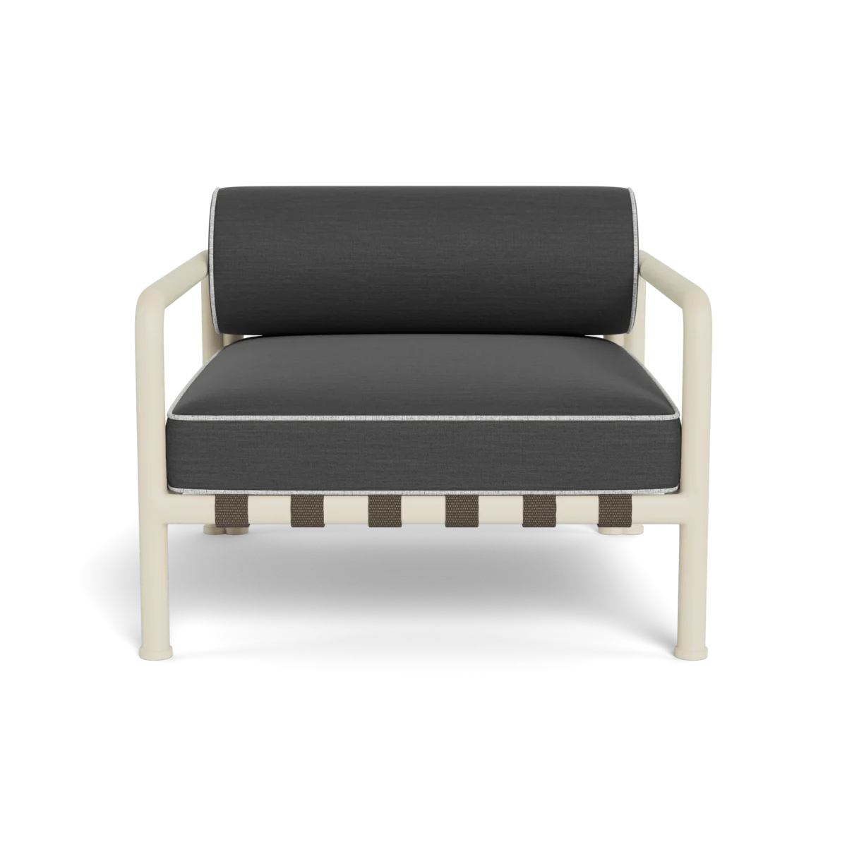 “Harbour Parker Chair with thick cushions – perfect for lounging poolside”
