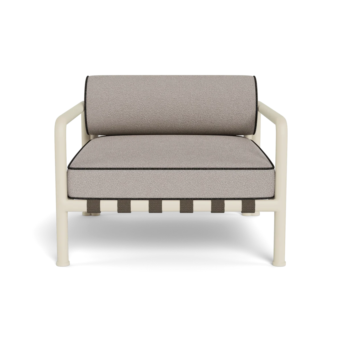 “Outdoor lifestyle setting featuring the Parker Lounge Chair by Harbour”