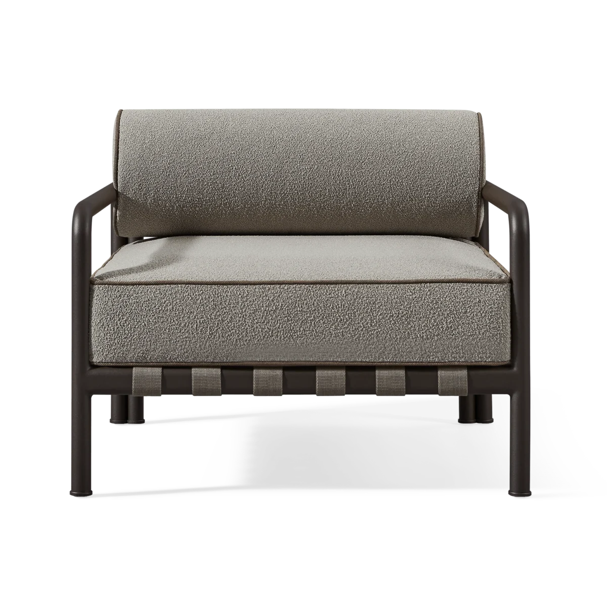 “Parker Lounge Chair by Harbour – modern outdoor armchair with clean lines”