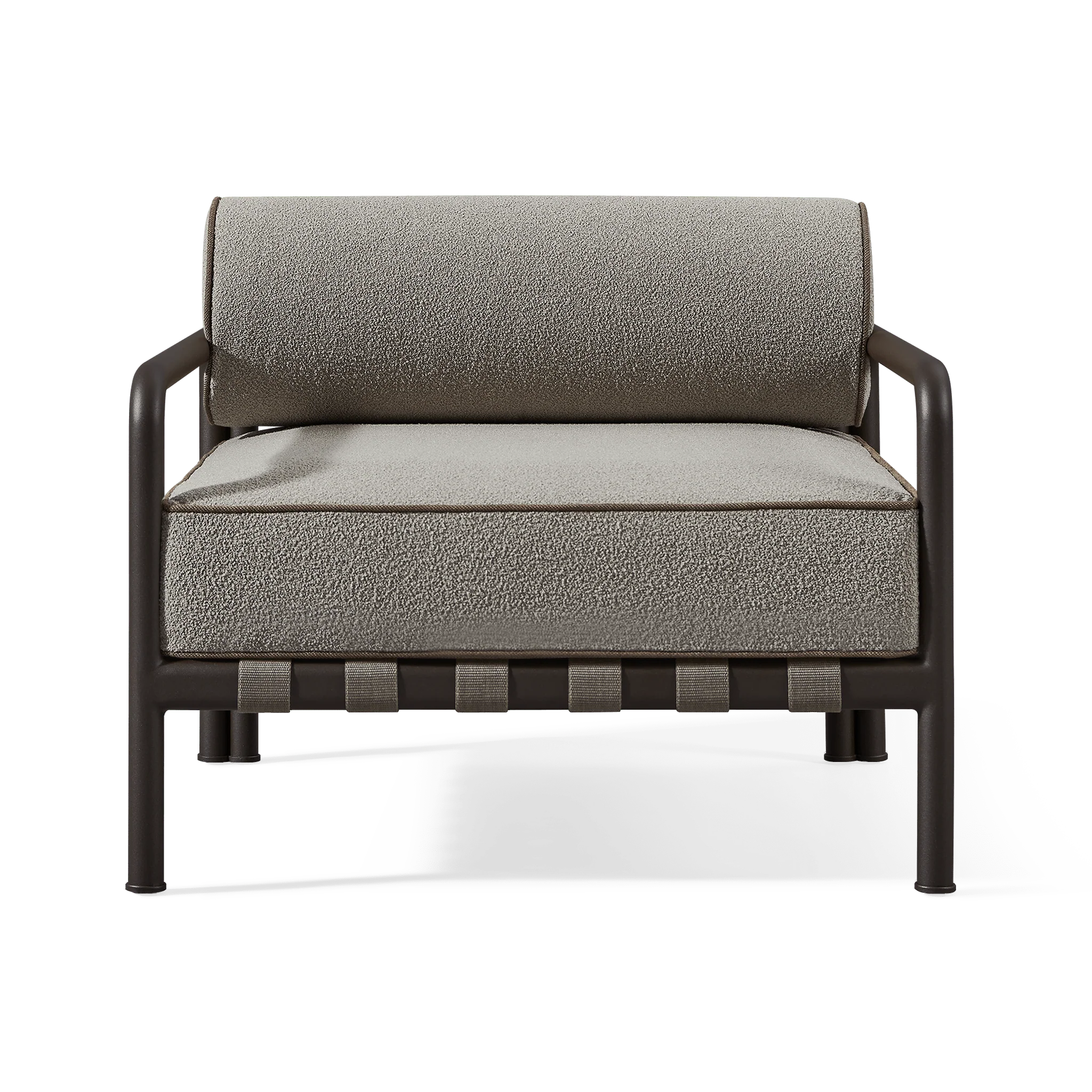 “Parker Lounge Chair by Harbour – modern outdoor armchair with clean lines”