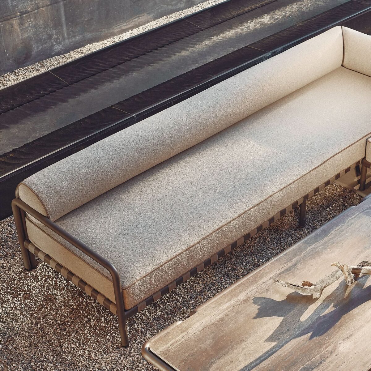 “Parker Rectangle Coffee Table by Harbour – sleek modern table with clean lines and minimalist profile”