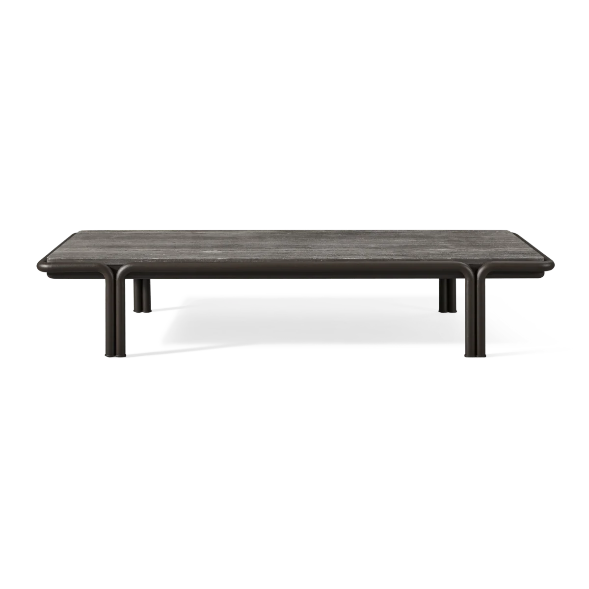 “Harbour Parker rectangular coffee table – contemporary design with sturdy geometric base”
