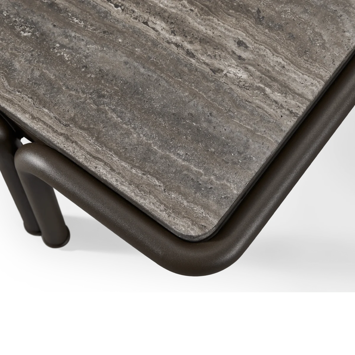 “Close-up of Parker Rectangle Coffee Table – premium craftsmanship with smooth finish and angular structure”