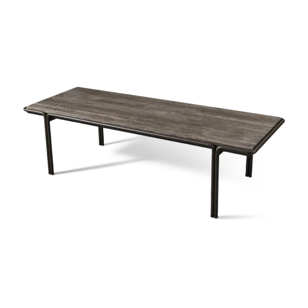 “Parker Rectangle Dining Table 110 inch by Harbour – modern outdoor table with clean linear design”