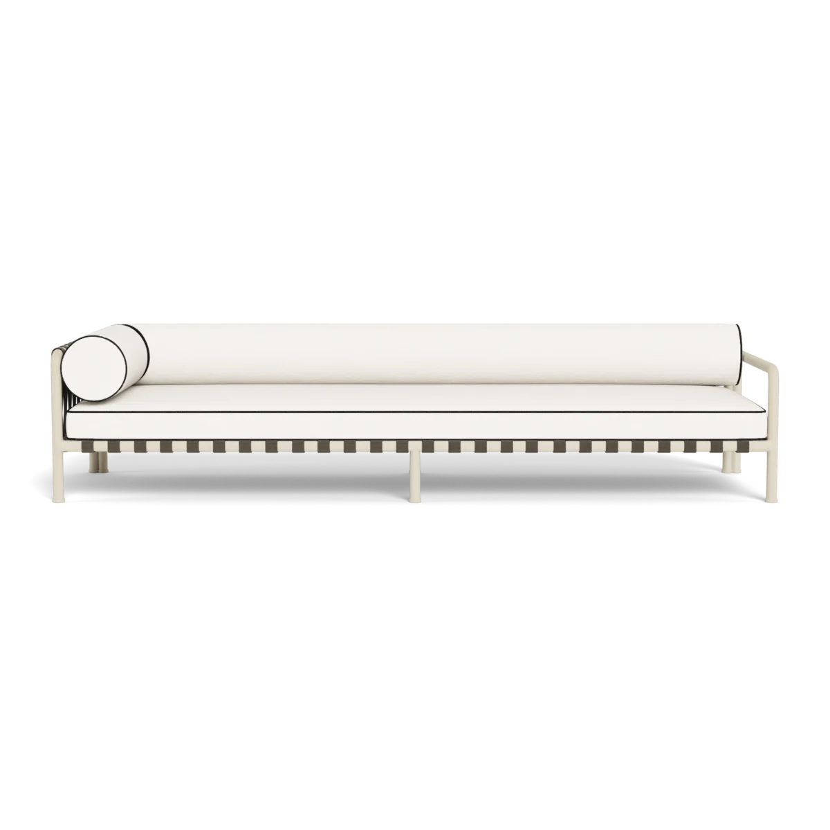 “Close-up of Parker Return Right – refined seam detailing and premium cushions by Harbour”