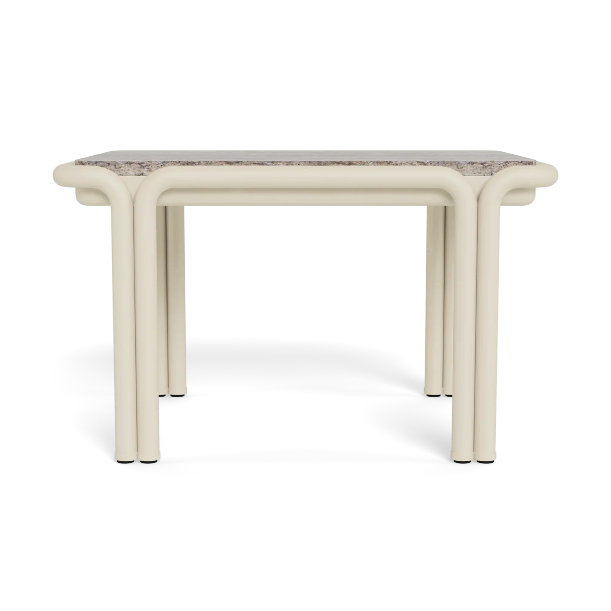 “Modern square side table by Harbour – Parker collection with coastal minimalism and solid structure”