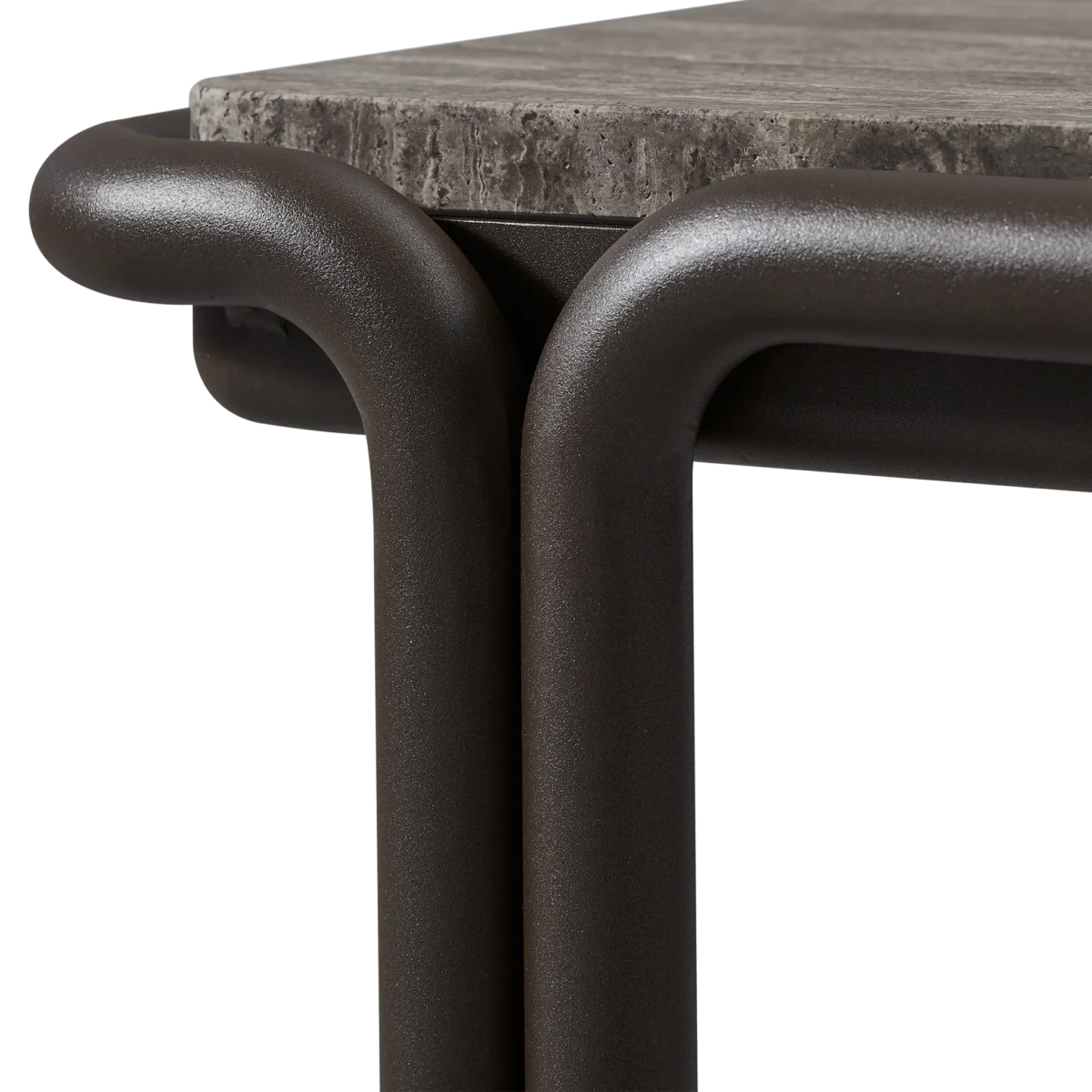 “Outdoor setting featuring Parker Side Table – stylish functional accent piece for patio or balcony”