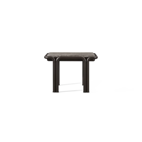“Parker Side Table by Harbour – modern outdoor accent table with minimalist silhouette and solid frame”