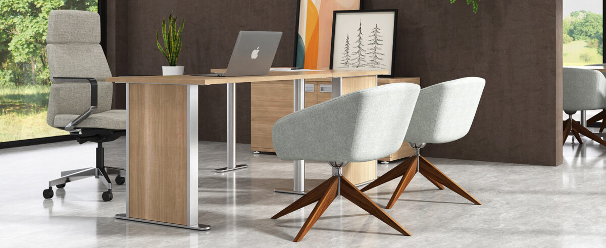 Elegant Edge seating solution by Viaseating in Royal Oak MI design space