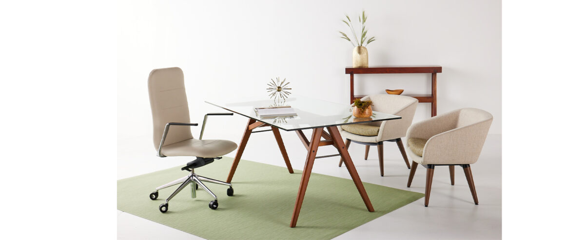 Premium Jeté chair by Viaseating in Royal Oak MI contemporary interior