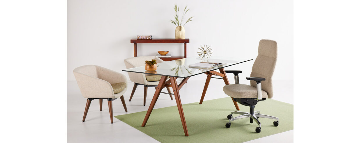 Elegant Vero chair by Viaseating in Royal Oak Michigan living space