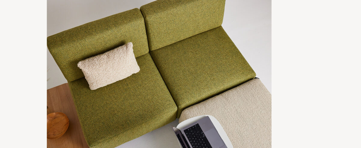 Contemporary decorative pillows by Viaseating in Birmingham Michigan home