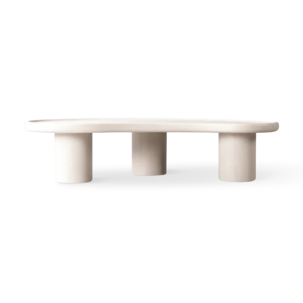 “Scala Organic Coffee Table by Harbour – sculptural modern coffee table with flowing asymmetrical form”